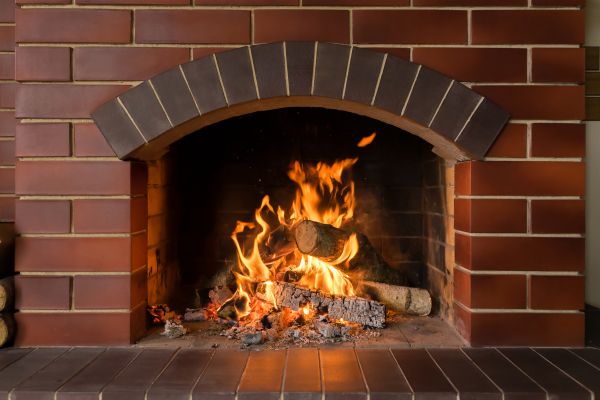 Brick Fireplace Installation in San Antonio