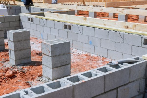 Cement Block Installation in San Antonio